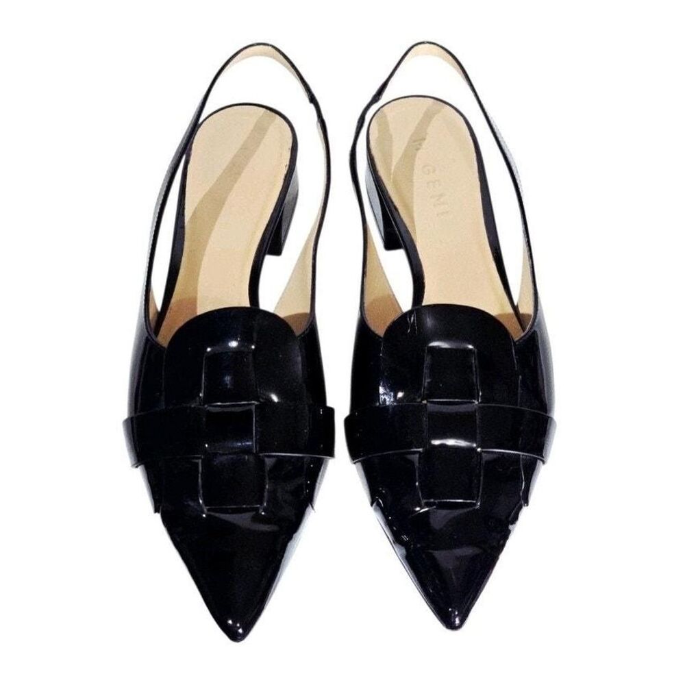 M Gemi Siren Women's Black Kitten Heels-9/9.5